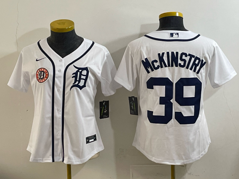 Youth Detroit Tigers 39 McKinstry white 2025 Nike MLB jersey 008